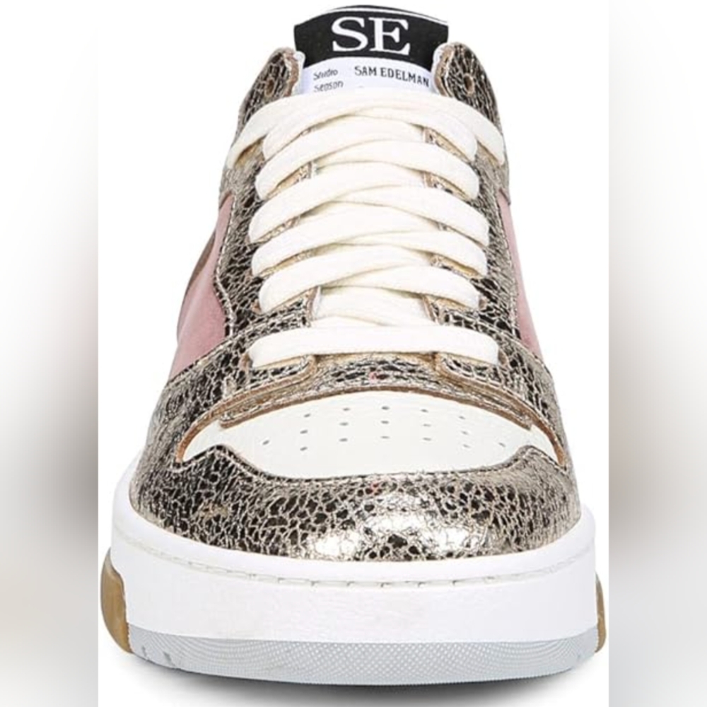 Sam Edelman Jojo rose and gold sneaker sz. 10. NWOT - Picture 6 of 10